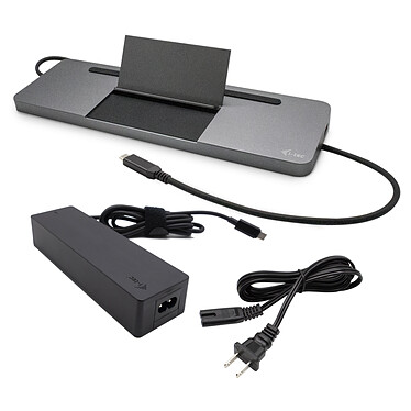 i-tec USB-C Metal Ergonomic 4K 3x Display Docking Station + Power Delivery 85 W + i-tec Universal Charger 100 W