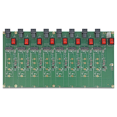 Avis DeLock Carte de test M.2 pour 8 SSD M.2 NVMe