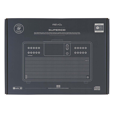 Revo SuperCD Noyer/Argent pas cher