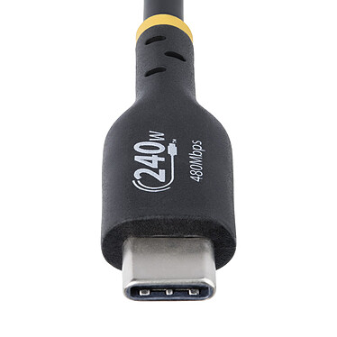 Acheter StarTech.com Câble USB-C vers USB-C 2.0 - 240W 5A PD EPR - 2 m - Noir
