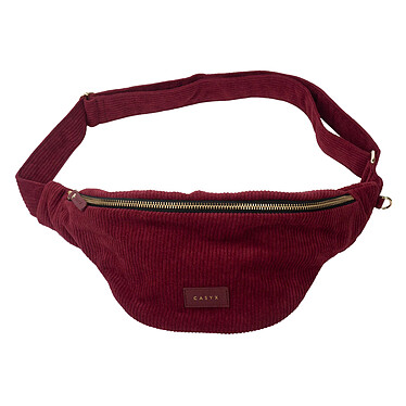 Casyx Banane Velours Bordeaux