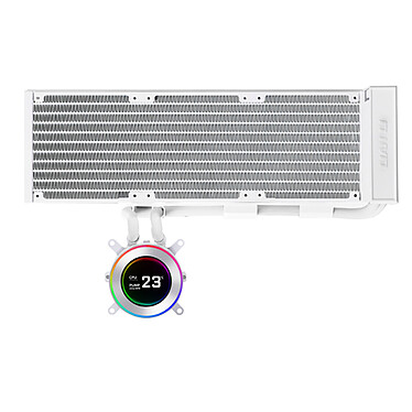 Lian Li Hydroshift II LCD-C 360N Fanless (blanc)