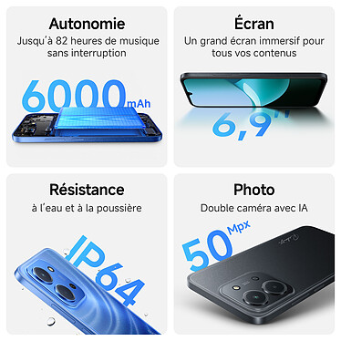 Avis Xiaomi Redmi 15C Noir (4 Go / 128 Go)