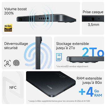 Acheter Xiaomi Redmi 15C Noir (4 Go / 128 Go)