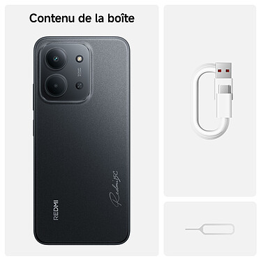 Xiaomi Redmi 15C Noir (4 Go / 128 Go) pas cher