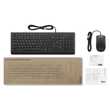 Acheter Lenovo Essential Wired Combo avec touche Copilot