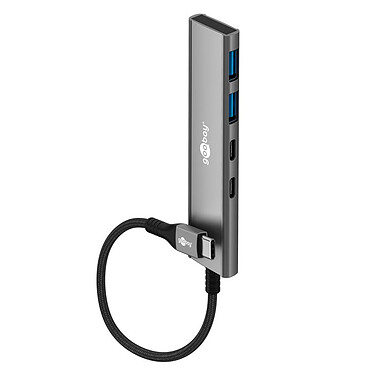 Avis Goobay Slim 4-port USB Hub (USB-C vers 2x-USB-C + 2x USB-A)