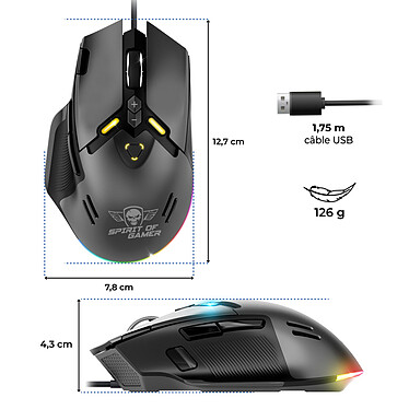 Avis Spirit of Gamer Elite M60 (Noir)