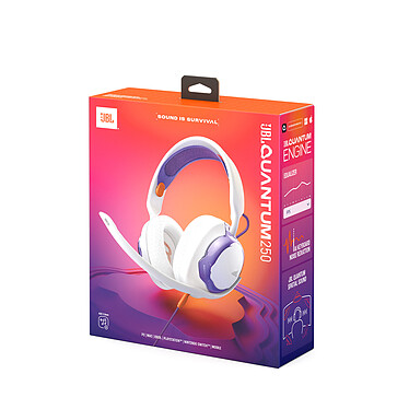 JBL Quantum 250 Blanc/Violet pas cher