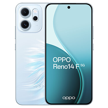 OPPO Reno14 F 5G Bleu Opale (8 Go / 256 Go)