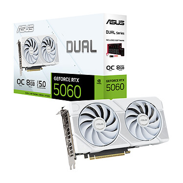 ASUS Dual GeForce RTX 5060 OC Edition 8GB White