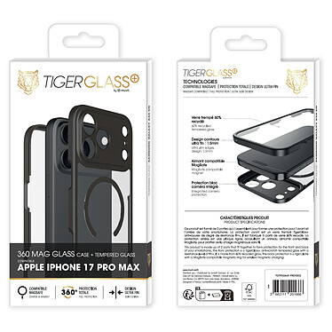 Avis Tiger Glass Plus 360 Mag Glass iPhone 17 Pro Max