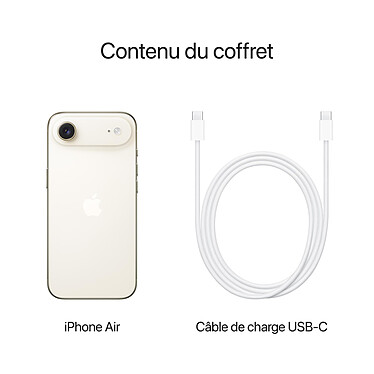 Apple iPhone Air 512 Go Or clair pas cher