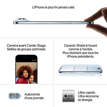 Avis Apple iPhone Air 256 Go Bleu ciel