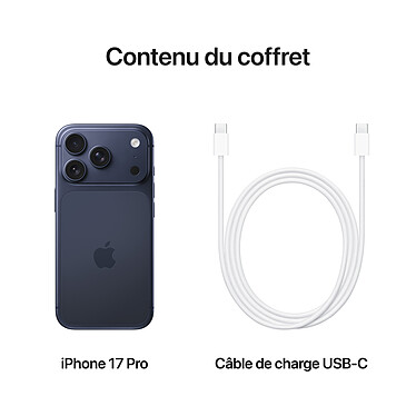 Apple iPhone 17 Pro 512 Go Bleu Intense pas cher