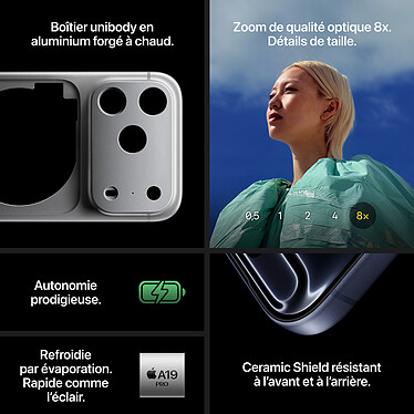Avis Apple iPhone 17 Pro Max 256 Go Orange Cosmique