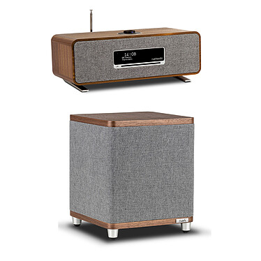 Ruark Audio R3S Noyer + RS1 Noyer