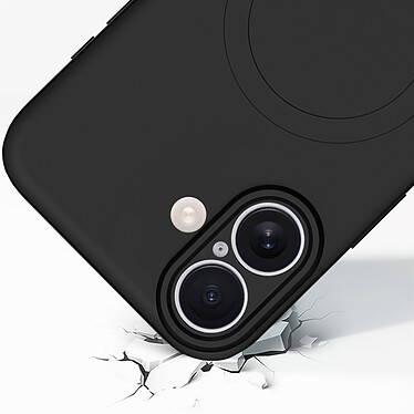 Acheter Akashi Coque Silicone MagSafe Noir iPhone 17