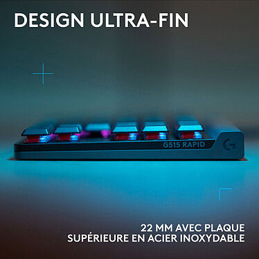 Avis Logitech G G515 RAPID TKL Noir