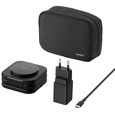 Belkin BoostCharge Pro Station de recharge aimantée 3-en-1 portable avec Qi2 (15 W) pas cher