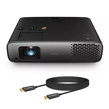 BenQ W4100i + Real Cable HD-OPTIC-8K (5m)