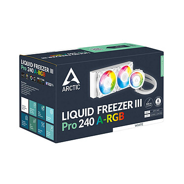 Arctic Liquid Freezer III Pro 240 A-RGB (Blanc) pas cher