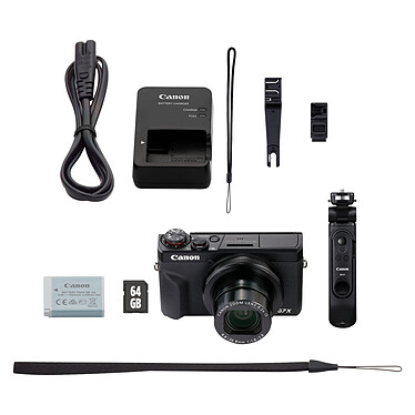 Canon PowerShot G7 X Mark III Kit Trépied HG-100T + SD 64 Go pas cher