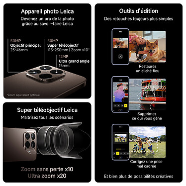 Avis Xiaomi 15T Pro Conçu avec Leica Mocha (12 Go / 512 Go)