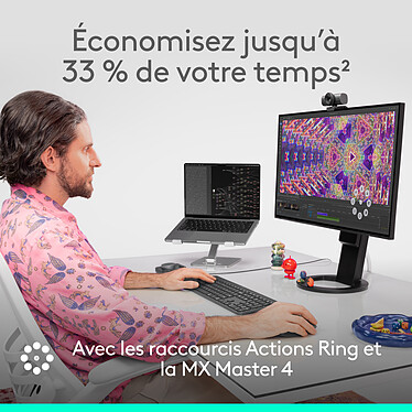 Avis Logitech MX Master 4 (Gris Clair)