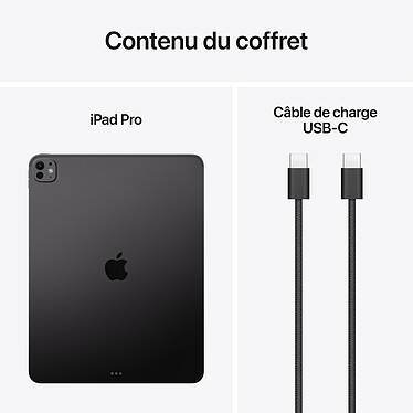 Apple iPad Pro M5 (2025) 13 pouces 256 Go Wi-Fi Noir Sidéral pas cher