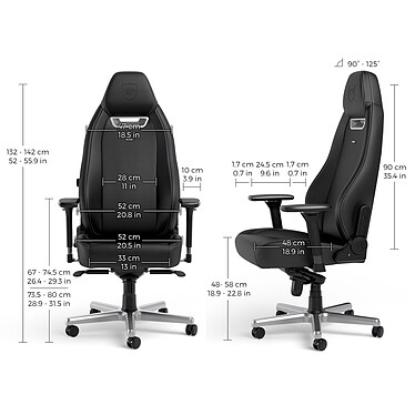 Noblechairs LEGEND (Silver Edition) pas cher