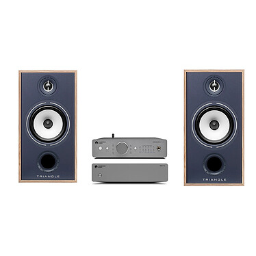 Cambridge MXW70 + DACMagic 200M + Triangle Borea BR04 Chêne bleu
