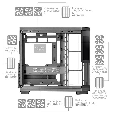 Avis Mars Gaming MC-3TCORELCD (Noir)