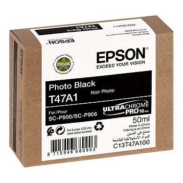Epson Singlepack Noir Mat T47A8 UltraChrome Pro 10 ink