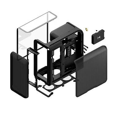 Hyte X50 TG (Noir) pas cher