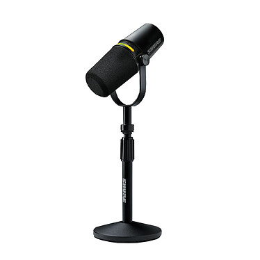 Shure MV7+ Noir avec pied de table