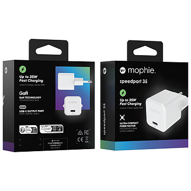 Acheter Mophie USB-C GaN Wall Adapter 35W