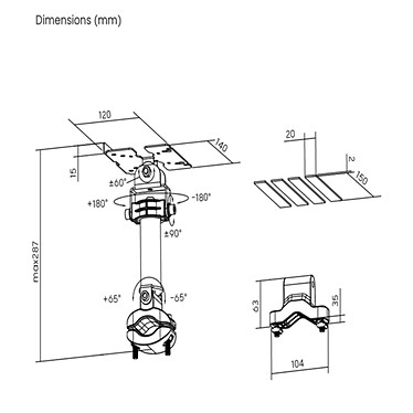 Acheter OPLITE R8/S8 Stream Deck Arm (Noir)