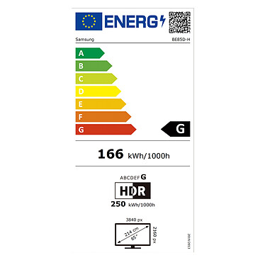 Samsung 85" LED - BE85D-H pas cher