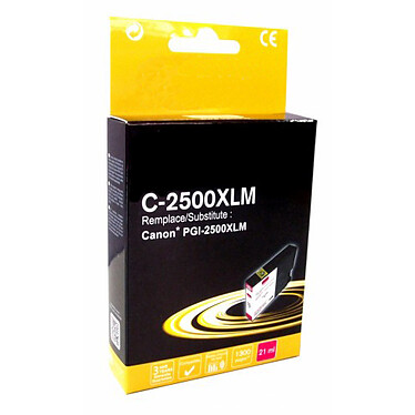 Cartouche C-2500XLM compatible Canon PGI-2500XLM (Magenta)
