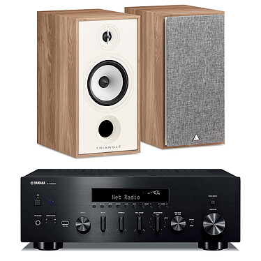 Yamaha R-N600A Noir + Triangle Borea BR04 Chêne clair