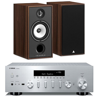 Yamaha R-N600A Argent + Triangle Borea BR04 Châtaignier