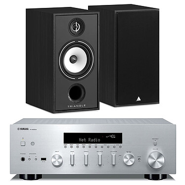 Yamaha R-N600A Argent + Triangle Borea BR04 Noir