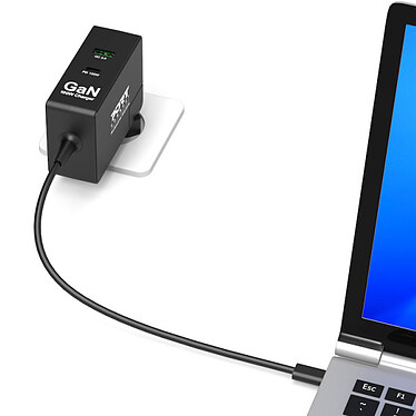 PORT Connect Chargeur mural international GaN 100W USB-C et USB-A pas cher