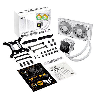 ASUS TUF GAMING LC III 240 ARGB - Blanc pas cher