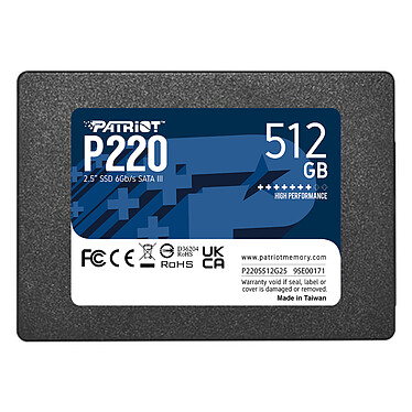 Patriot SSD P220 512 Go