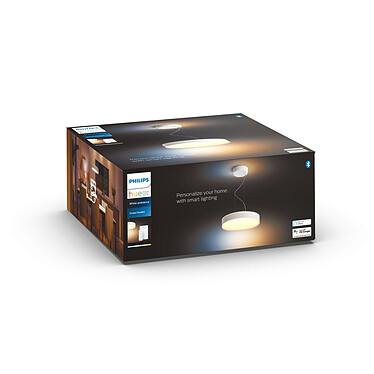 Philips Hue White & Color ambiance Lampe suspendue connectée ENRAVE - Blanc