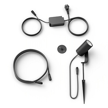 Philips Hue White & Color ambiance Spot d'extérieur connecté LILY - Kit d'extension - 8W 24V