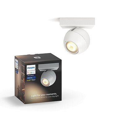 Philips Hue White Spot d'intérieur connecté BUCKRAM extension - 5.5W - Blanc