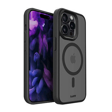 LAUT Coque iPhone 15 Plus Black (Transparent)